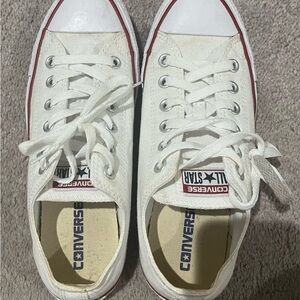 Converse White Low-Top Sneakers